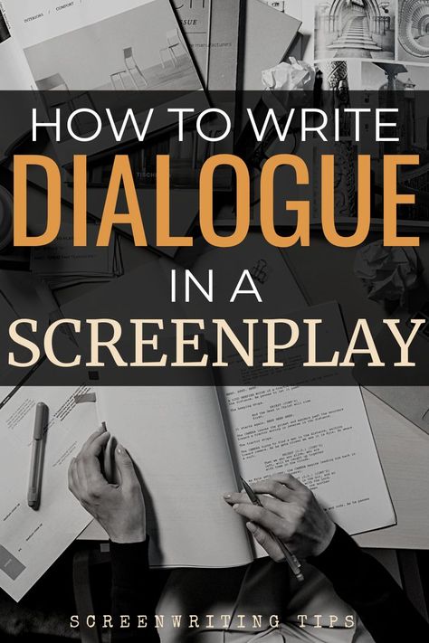 Do you want to write dialogue that sounds natural and realistic? Check out these tips from professional screenwriters. Learn how to create believable characters and make your dialogue sparkle. Great screenwriting tips! How To Write A Script For A Tv Show, Movie Script Writing, Learning Filmmaking, How To Write A Script For A Short Film, How To Write Dialogue In A Novel, Writing A Movie Script, Documentary Script Writing, Film Writing, Write Dialogue