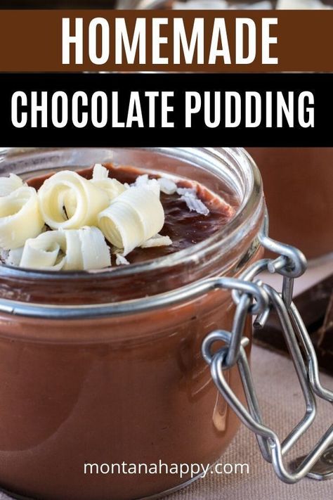 Ancestral Living, Chocolate Pudding From Scratch, Homemade Chocolate Pudding Recipe, Pudding Homemade, Pudding From Scratch, Easy Chocolate Pudding, Chocolate Pudding Recipe, Hot Fudge Cake, Homemade Chocolate Pudding