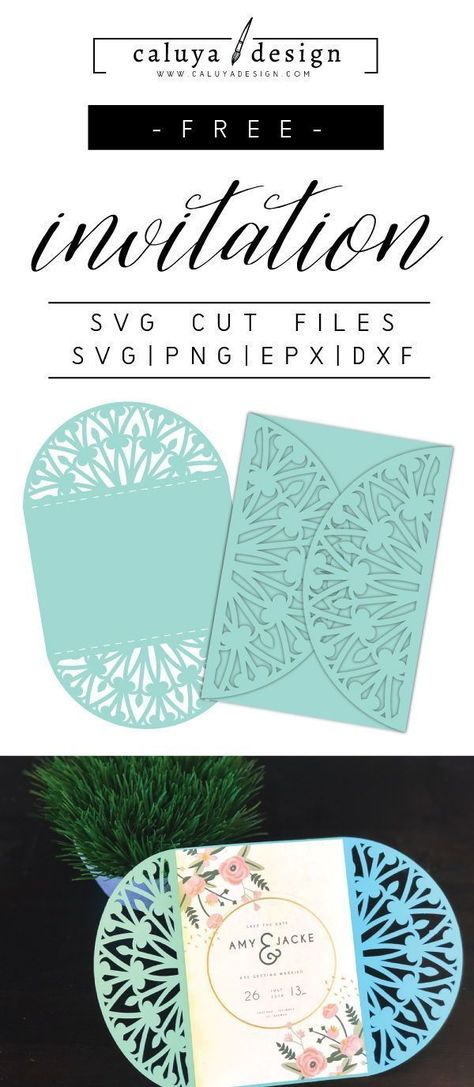 Envelope Svg Free, Wedding Svg Files Free, Cricut Invitations, Envelope Svg, Envelope Printable, Folded Invitation, Cricut Wedding Invitations, Free Wedding Invitations, Cricut Wedding