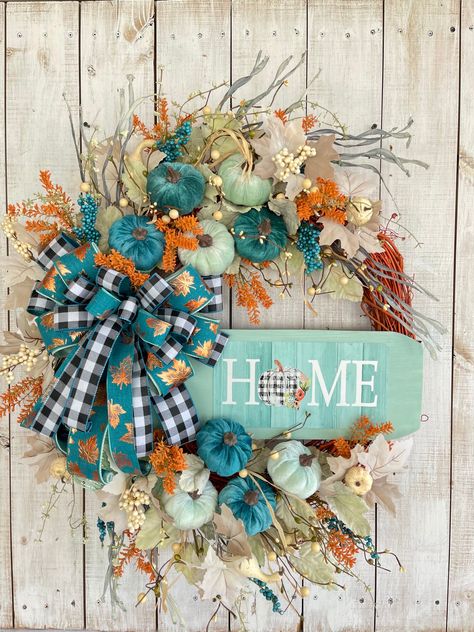 Buffalo plaid fall decor