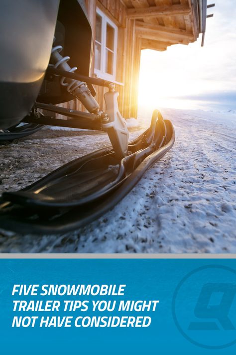 A snowmobile trailer is often the most overlooked piece of equipment in one’s fleet, primarily because it spends most of its time sitting idle between seasons or trips. Whether open or enclosed, snowmobile trailers haul some pretty valuable recreational equipment, so keeping them in tip-top shape is well worth the effort. Here are five simple things you can do to protect your trailer and keep it hauling your precious cargo. Snowmobile Trailers, Enclosed Trailers, Open Trailer, Tire Inflator, Riding Gear, Simple Things, Suspension Systems, Snowmobile, Spare Tire