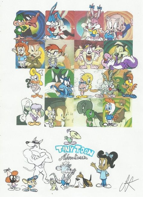 CUTE ♡♥♡♥♡♥♡♥ Tiny Toon Adventures, Tiny Toons, Looney Tunes Cartoons, Geek Gadgets, Comic Collection, Hanna Barbera, Classic Cartoons, Fun Comics, Looney Tunes