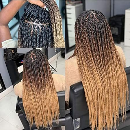 Brown Box Braids, Ombre Box Braids, Box Braids Crochet, Box Braid Hair, Brown To Blonde Ombre, Medium Box Braids, Blonde Box Braids, Blonde Braids, Box Braids Hairstyles For Black Women