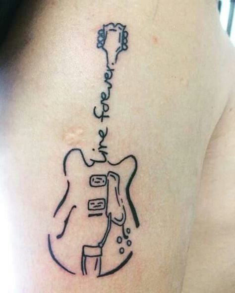 Tattoo 90s Music Tattoo Ideas, Oasis Tatoos, Definitely Maybe Tattoo, Oasis Band Tattoo, Pixies Band Tattoo, Courteeners Tattoo, Liam Gallagher Tattoo, Indie Music Tattoo, Blur Tattoos Band