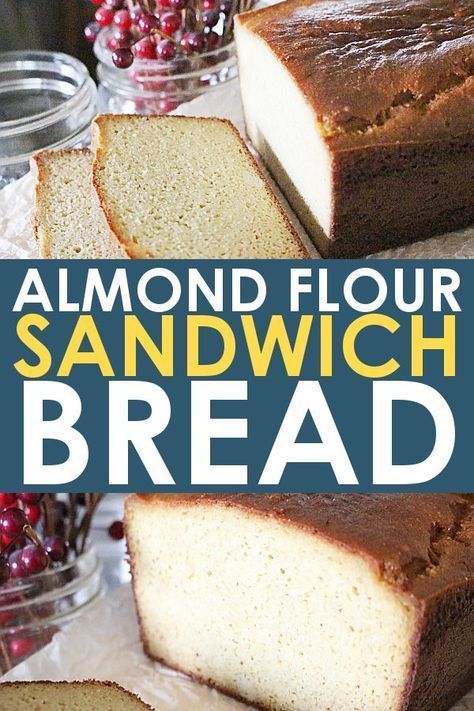 Almond Flour Sandwich Bread, Almond Flour Bread Recipes, Bread For Sandwiches, Glutenfree Bread, Almond Flour Bread, Coconut Flour Bread, No Bread Diet, Almond Bread, Best Keto Bread