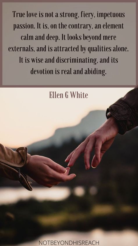 Ellen G White Quotes, Ellen G White, Maker Quotes, White Quotes, Quotes Love, Husband Wife, True Love, Love Quotes, Bible