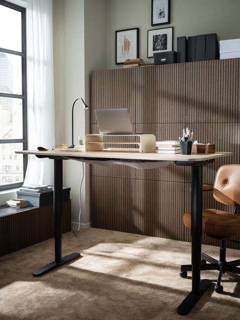 BEKANT System - IKEA Ikea Bekant Desk, Bekant Desk, Ikea Bekant, Irish Houses, Home Workspace, Office Guest Room, Drawer Unit, Adjustable Desk, Adjustable Height Desk