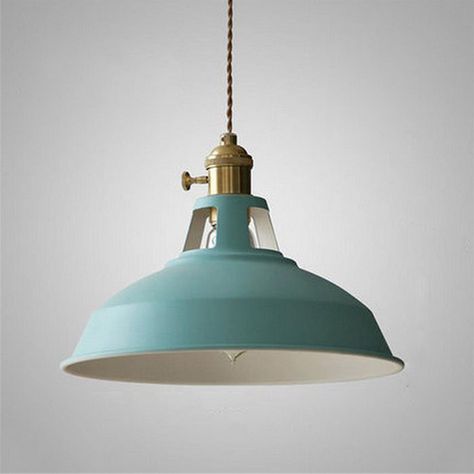 Industrial Hanging Lights, Bar Pendant Lights, Colorful Lamps, Ceramic Pendant Light, Modern Rooms, Luminaire Vintage, Pendant Lighting Bedroom, Vintage Pendant Lighting, Nordic Living