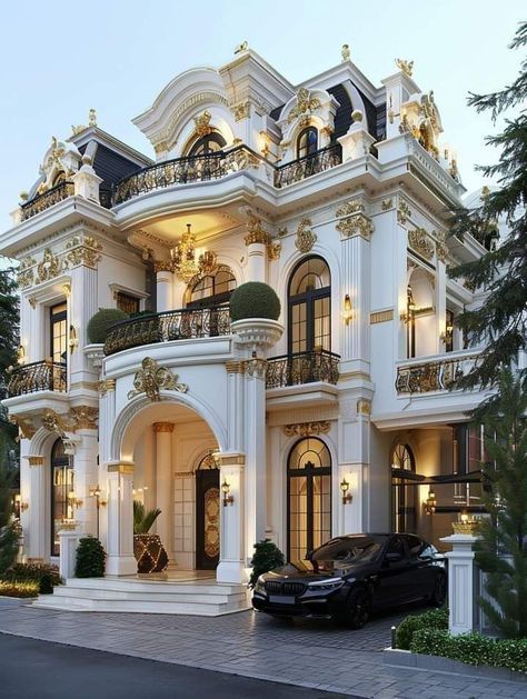 Victorian Mansion Exterior, Sky Window, French Mansion, Castle House Design, Luxurious Mansion, Beautiful Exterior, Mansion Exterior, House Interior Design Styles, French Style Homes