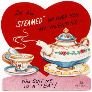 free vintage valentine graphic, retro tea valentine, you suit me to a tea, clipart valentine, public domain valentine Valentines Tea Party, Watercolor Tea, Classic Couple, Valentine Tea, Valentine Images, Vintage Valentine Cards, Valentine Clipart, Valentines Greetings, Tea Sets Vintage