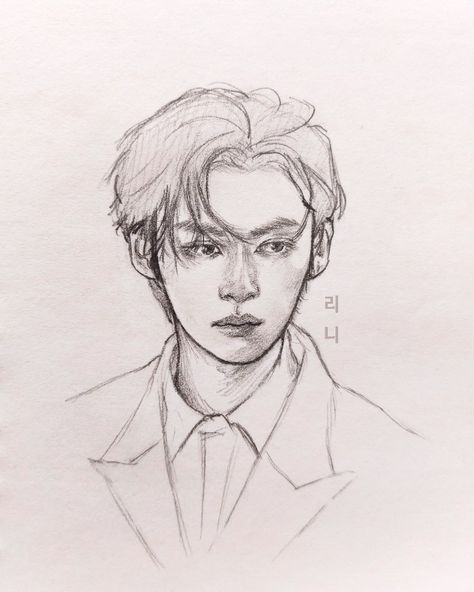 Drawing of stray kids lee know Straykids Sketch Pencil, Leeknow Drawings, I.n Drawing, Straykids Drawings, Leeknow Drawing, Lee Know Sketch, Skz Reference, Straykids Sketch, Lee Know Drawing