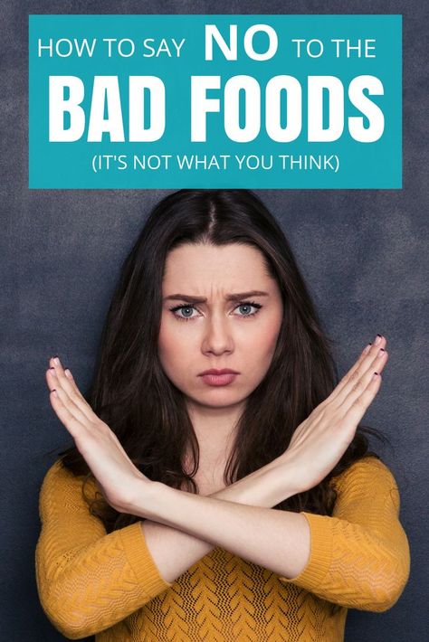 Healthy living - tips and tricks on how to learn to say No to bad foods and how to cut food cravings. How To Say No, Get Off The Couch, Healthy Diets, Exercise Inspiration, Learning To Say No, Support Women, Saying No, Bad Food, How To Say