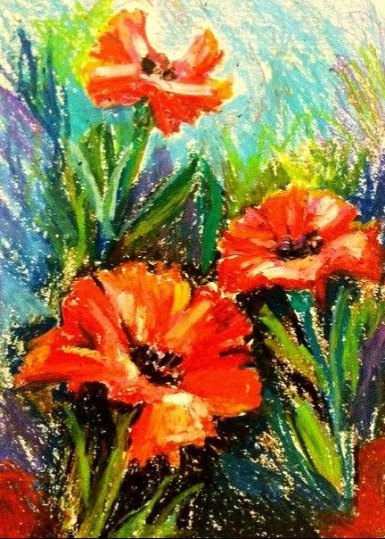 Door Sketch, Pan Pastels Art, Pan Pastels, Pastels Art, Red Daisy, Acrylic Painting Techniques, Daisy Flowers, Pastel Art, Sketchbook Ideas