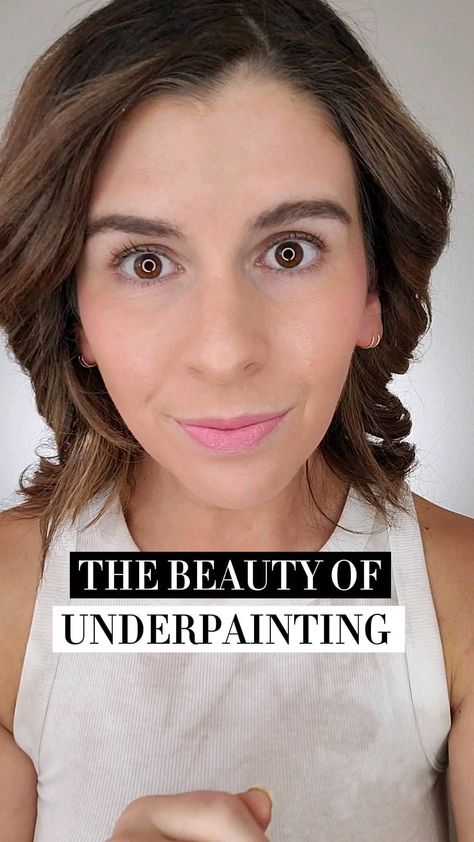 Underpainting Makeup Tutorial, Under Painting Makeup, Underpainting Makeup, Kate Talbert, Applying Blush, Makeup Tips For Older Women, Beginner Makeup, Under Eye Concealer, Makeup Tricks