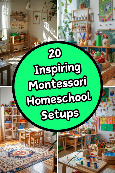 Check out these 20 beautiful, inspiring, cozy, and natural Montessori homeschool setups, that create the perfect homeschool aesthetic for your little learners! Montessori 3rd Grade Homeschool, Beautiful Homeschool Spaces, Montessori For Adults, Montessori 3-6 Classroom, Cozy Homeschool Room, Homeschool Set Up, Homeschool Preschool Room, Small Homeschool Room, Homeschool Classroom Ideas