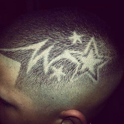 A star design for my undercut Star Hair Design, Star Haircut, Hair Designs For Boys, Boys Haircuts With Designs, Shave Designs, Boys Cut, Undercut Hair Designs, Fade Haircut Designs, Haircut Designs For Men