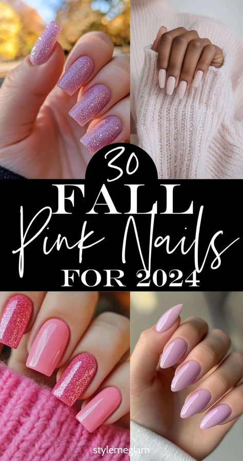 Check out these trendy fall pink nails that go with any of your fall outfits. These fall blush pink nails are perfect for every day wear, for work and more. Save this pin to check out pink nail colors too. Fall Pink Nails, Short Halloween Nails, Dusty Pink Nails, Halloween Nails Ideas, Blush Pink Nails, Matte Pink Nails, Multicolored Nails, Fall Pink, Pink Nail Colors