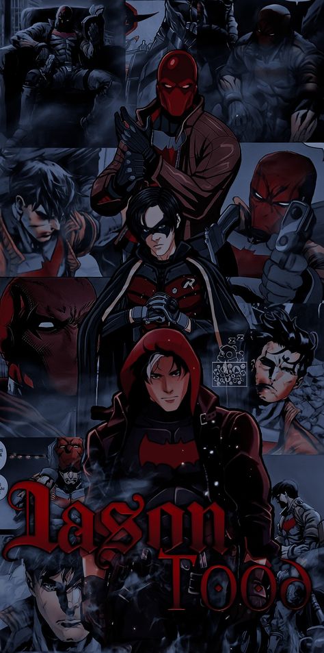 Dc Comics Wallpaper Iphone, Nightwing Young Justice, Jason Todd Red Hood, Red Hood Wallpaper, Batman Red Hood, Jason Todd Robin, Red Hood Comic, Hood Wallpapers, Batman Comic Wallpaper