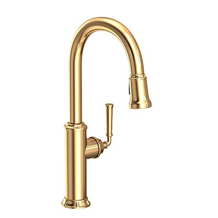 Gavin - Pull-down Kitchen Faucet - 3210-5103 - || Newport Brass Newport Brass Kitchen Faucet, Pull Down Kitchen Faucet, Brass Kitchen Faucet, Bar Faucet, Newport Brass, Single Handle Kitchen Faucet, Brass Kitchen, Brass Faucet, Brass Pulls