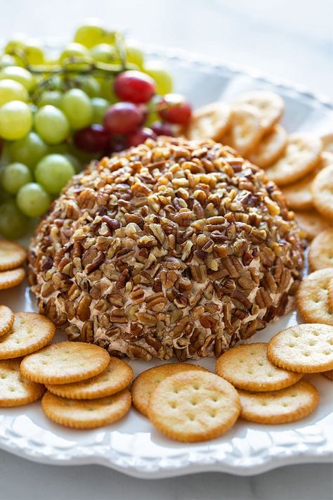 This easy and flavorful Shrimp Cheese Ball is always a crowd-pleasing appetizer! #cheeseball #shrimp #appetizer Shrimp Cheese Ball, Cream Cheese Shrimp, Shrimp Ball, Shrimp Cheese, Xmas Appetizers, Cheese Shrimp, Easy Make Ahead Appetizers, Shrimp Balls, Shrimp Appetizer