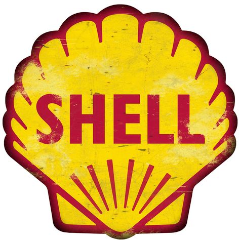 Shell Gas Station, Old Gas Pumps, Vintage Gas Pumps, Door Art, Neon Decor, Retro Metal Signs, Petrol Station, Motor Bikes, Garage Art