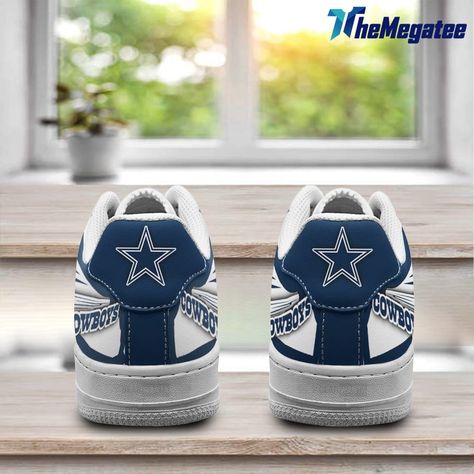 Dallas Cowboys Air Shoes Custom NAF Sneakers For Fans, Dallas Cowboys Unique Gifts Check more at https://themegatee.com/product/dallas-cowboys-air-shoes-custom-naf-sneakers-for-fans-dallas-cowboys-unique-gifts/ Dallas Cowboys Shoes, Cowboy Shoes, Air Shoes, Shoe Ideas, Shoes Custom, Dallas Cowboys, Dallas, Unique Gifts, Fan