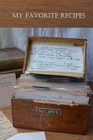 Cookie Receipts, Vintage Recipe Cards, Oatmeal Pie, Recipe Card Box, Vintage Recipe Box, Recipe Box Wooden, Gross Food, Best Pumpkin Pie, My Favorite Recipes