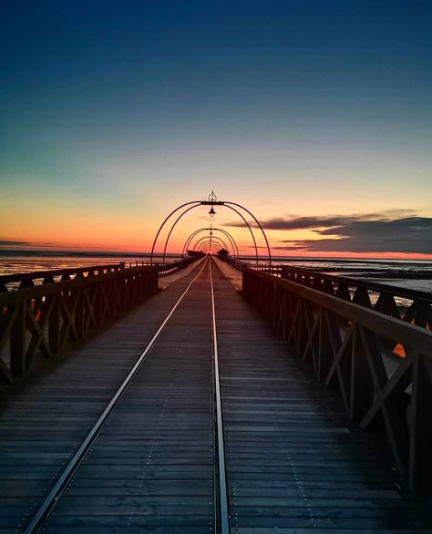 Southport Pier. 📷Scouse Man’s Lens ￼ Southport England, Feasibility Study, Sands Hotel, West England, Bathroom Prints, Uk Travel, North West, Adventure Travel, Liverpool