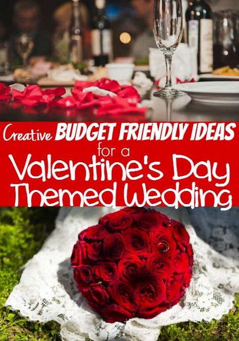 Creative and Budget Friendly Wedding Ideas for a Valentine's Day Wedding - Getting married on Valentine's Day? The theme makes for a beautiful wedding. But it can be hard if you are on a budget. These budget wedding ideas are perfect for a Valentine's Day Themed Wedding. Budget Wedding Ideas, Inexpensive Wedding Centerpieces, Frugal Wedding, Low Budget Wedding, Classy Wedding Invitations, Daytime Wedding, Budget Friendly Wedding, Navy Wife, Simple Centerpieces