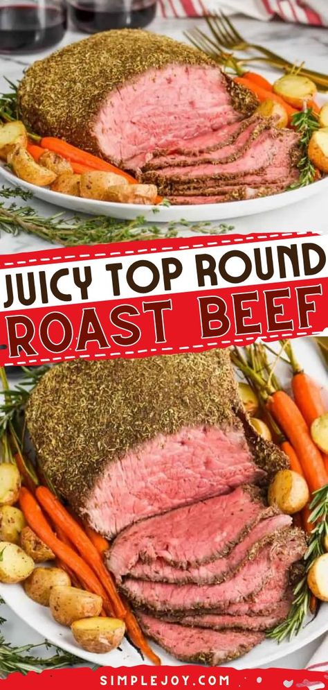 Top Round Roast Beef Recipe, christmas dinner menu, christmas recipes, main dishes Light Beef Recipes, Crock Pot Eye Of Round Roast, Beef Round Eye Roast Recipes Crock Pot, Eye Of The Round Roast Recipes, Eye Of Round Roast Recipes Crock Pot, Eye Round Roast Recipe, Eye Of Round Roast Recipes, Roast Beef Marinade, Top Round Roast Recipe