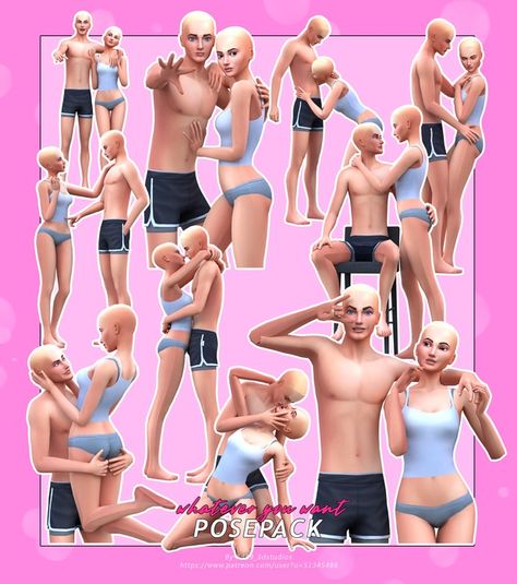 🎁🎄Whatever you want Pose Pack II 🎄🎁 | Patreon Sims 4 Cc Phone Poses, Sims 4 Group Poses 7, Sims 4 Silly Poses, Sims 4 Tall And Short Poses, Lesbian Sims 4 Poses, Sims 4 Surprise Pose, Sims 4 Poly Poses, Sims 4 Modeling Poses, Sims 4 Intimate Pose