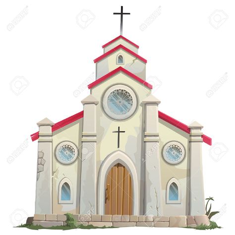 Our church, our people. Old Catholic Church, Church Images, Arsitektur Masjid, Church Pictures, Church Building, Old Church, Old Stone, Cartoon Images, Building Design