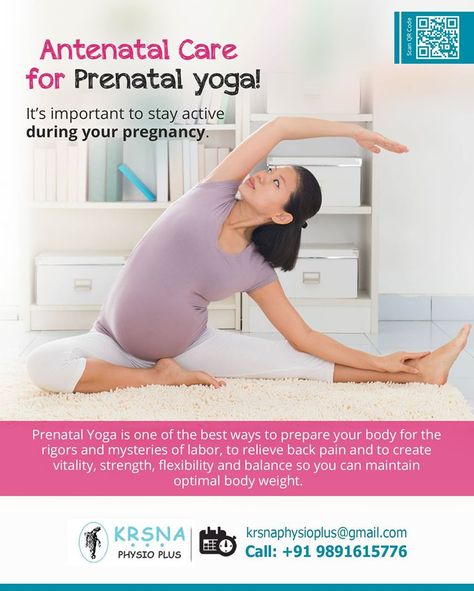 Antenatal Care For Prenatal yoga!!!! Download Our "PHYSIOTHERAPY IN PREGENANCY" Antenatal & Post Natal Guide Book Here - http://bit.ly/1QzowC9 ‪#‎Krsnaphysioplus‬ ‪#‎Wellness‬ ‪#‎Centre‬ ‪#‎Gurgaon‬ Antenatal Care, Pregnancy Exercises, Wellness Centre, Relieve Back Pain, Prenatal Yoga, Pose Yoga, Wellness Center, Pregnancy Workout, Prenatal