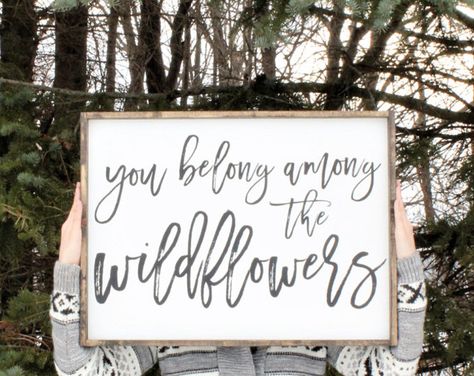 Wood Sign Sayings, Sign Sayings, Among The Wildflowers, Diy Nursery Decor, Wood Signs Sayings, Eclectic Living, Magnolia Market, Home Decor Rustic, Fixer Upper Style