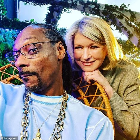 Snoop Dogg says he loves baking 'brownies' with friend Martha Stewart | Daily Mail Online 83rd Birthday, 2024 Summer Olympics, Paris Olympics, No Bake Brownies, Snoop Dog, Princess Grace, Candy Making, Today Show, Snoop Dogg