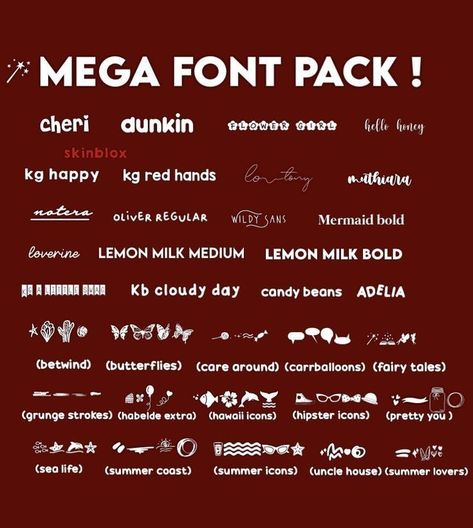 Popular Fonts For Edits, Fonts For Capcut, Theme Ideas For Fanpage, Capcut Fonts, Fonts For Edits, Soft Fonts, Dafont Fonts, Font Bubble, Font Pack