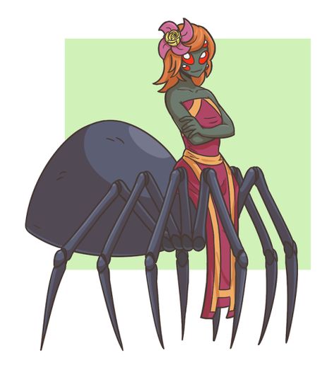 Commission of @thereinvigoration‘s Starbound spider lady Spider Character Art, Humanoid Spider, Spider Fursona, Spider Humanoid Male, Half Spider Half Human, Spider Lady Character Design, Spider Human, Spider Character Design Female, Spider Person Hybrid