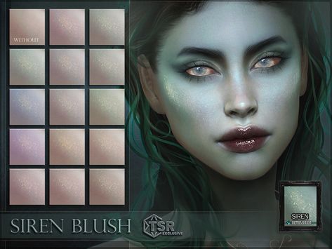 The Sims Resource - Siren Blush Mod Blush, The Sims 4 Download, Blush Contour, Sims 4 Cc Finds, Ts4 Cc, Electronic Art, The Sims4, Sims Mods, The Sims Resource