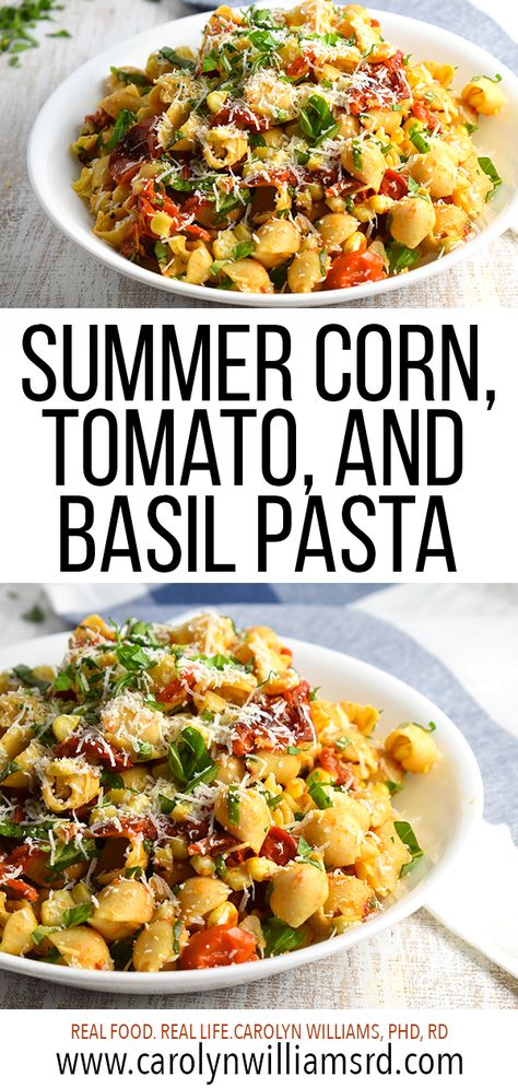 Tomato And Basil Pasta, Basil Pasta Salad, Gameday Recipes, Fresh Basil Recipes, Inflammatory Recipes, Tomato Basil Pasta, Basil Recipes, Basil Pasta, Healthy Pasta