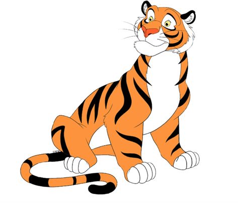 Rajah the tiger who is Princess Jasmine's best friend Jasmine And Tiger, Disney Cat Characters, Aladin Disney, Disney Tiger, Jungle Book Characters, Aladdin Art, Tiger Color, Aladdin Characters, Disney Characters Christmas