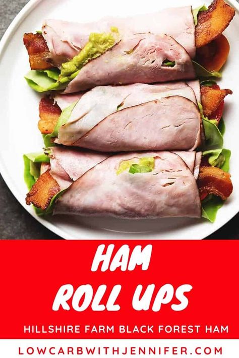 Ham Roll Ups, Low Carb Meats, Black Forest Ham, Lunch Prep, Easy Foods, Healthy Eating Diets, Cold Lunches, Weekday Meals, Low Carb Lunch