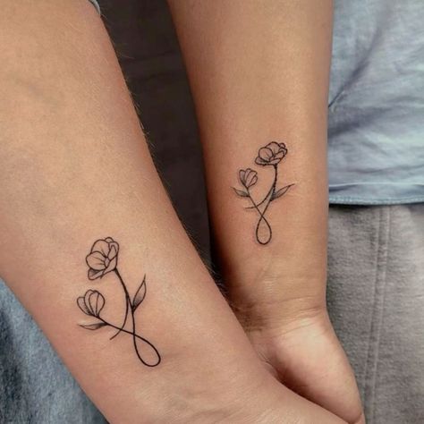 Cute Tattoos For Mother And Daughter, Mam And Daughters Tattoo, Mother In Law And Daughter In Law Tattoo, Mom And Daughter Tattoos Matching Unique, Matching Mom Daughter Tattoos, Tattoo Mother And Daughter, Matching Tattoos Mom And Daughter, Tattoo Ideas Mom And Daughter, Tattoo Mom And Daughter