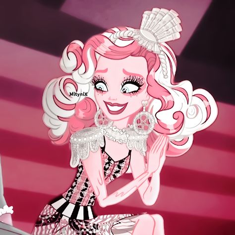 #Gooliope Jellington #Monster High #Icon #Simple #MH #Cartoon #Movies #Fabulous Monsters #2D Gooliope Jellington, Monster High Icon, Cartoon Movies, Monster High, Hair, Pink