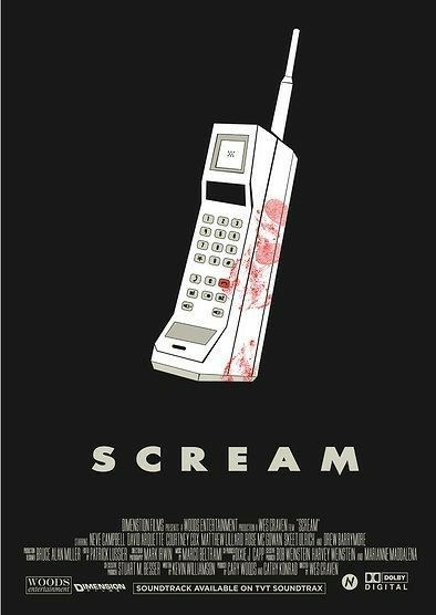 #Scream (1996) Scream Film, Scream Movie Poster, Scream 1996, Scream Franchise, Scream Movie, Little Shop Of Horrors, I Love Cinema, Horror Posters, Minimal Movie Posters