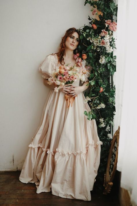 Cottagecore Wedding Dresses, Modern Victorian Wedding, Cottagecore Wedding Dress, Jane Austen Wedding, Hobbit Wedding, Victorian Style Wedding Dress, Selkie Dress, Incandescently Happy, Cottagecore Wedding