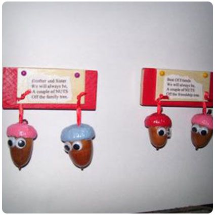 Acorn Family Homemade Gag Gift Diy Gag Gifts, Christmas Gag Gifts, Homemade Gag Gifts, Gag Gift Ideas, Easy Homemade Gifts, Gag Gifts Christmas, Christmas Luxury, Camp Crafts, Diy Money