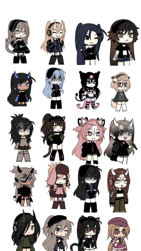 Gacha Life Sleep Outfits, Gacha Base Poses, Gacha Base Poses Cute, Gacha Life Outfit, Gacha Base, Gacha Outfit Ideas, Gacha Life Oc, Gacha Life Outfits, Gacha Oc Ideas