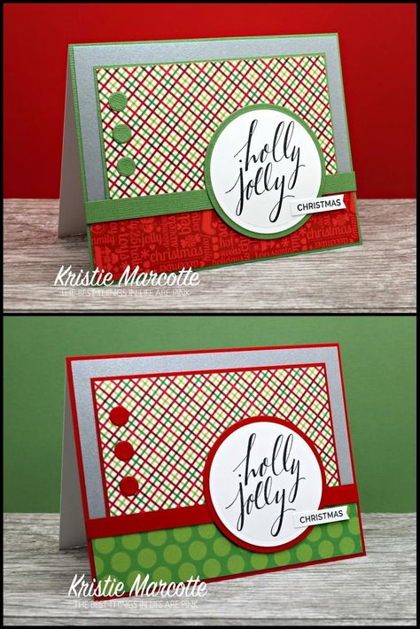 Doodlebug’s Home for the Holidays – 37 cards from one 6×6 paper pad - Kristie Marcotte Kristie Marcotte, Crafts By Season, Paper Smooches, Best Things In Life, Homemade Christmas Cards, Paper Ribbon, Small Circle, Home For The Holidays, Diy Christmas Cards