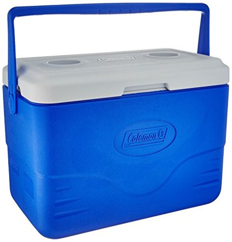 Coleman 28-Quart Cooler With Bail Handle, Blue. For product & price info go to:  https://all4hiking.com/products/coleman-28-quart-cooler-with-bail-handle-blue/ 4th Of July Camping, 2 Liter Bottle, Modern Tv Unit Designs, Neat Casual Outfits, Modern Tv Units, Cooler Box, Ice Cooler, Cool Box, Tv Unit Design