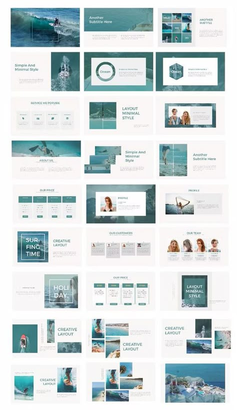 Ocean Multipurpose PowerPoint Template Ppt Ideas, Presentation Format, Web Ideas, Ppt Template Design, Free Powerpoint Presentations, Powerpoint Layout, Design Powerpoint, Project Proposal Template, Proposal Design